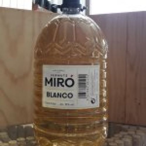 Vermouth Blanco Miró (Garrafa 5 Litros)