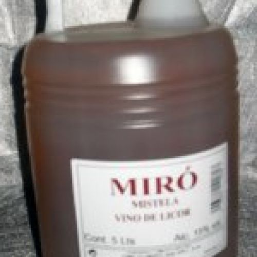 Vino Mistela Miró (Garrafa 5 Litros)