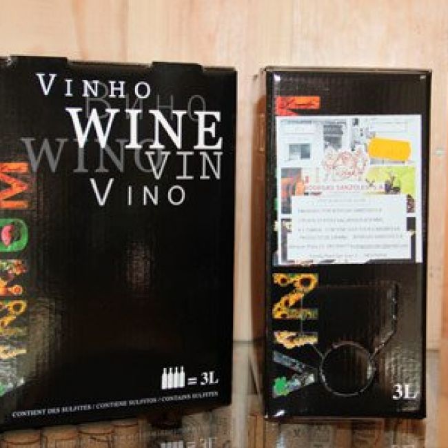 Envasado bag in box de vino